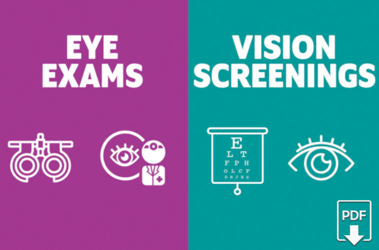 eye exams versus vision screenings and what that means for myopia